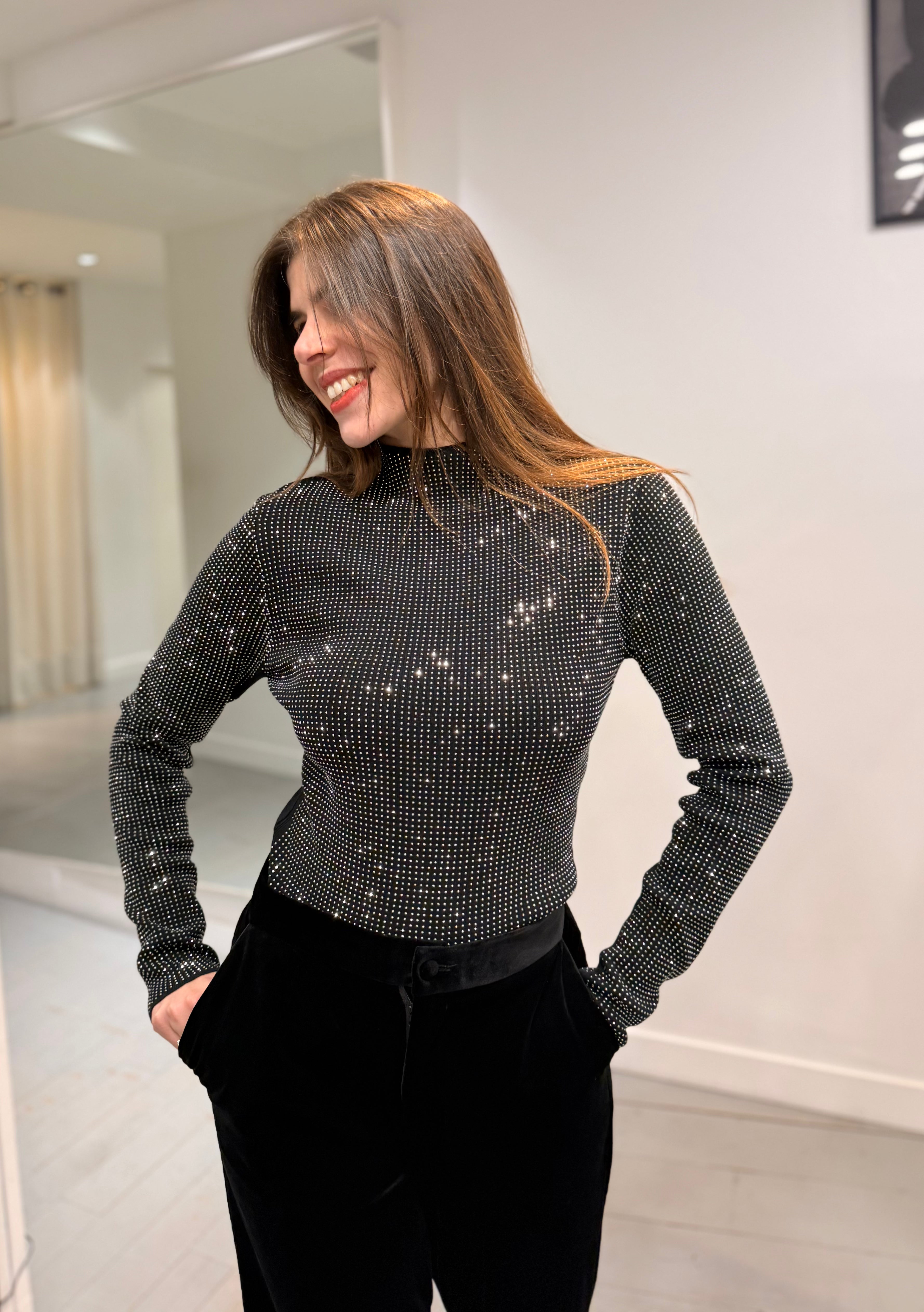 Top en maille Galaxy